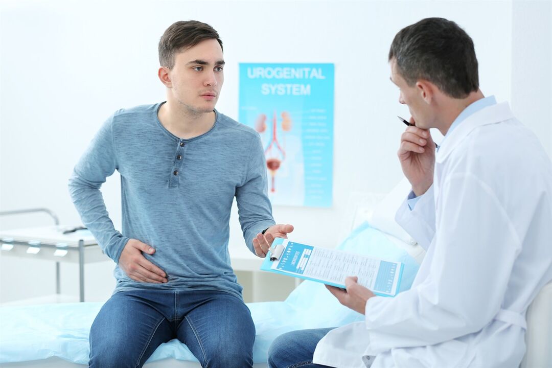 Nagpatingin sa doktor para sa prostatitis