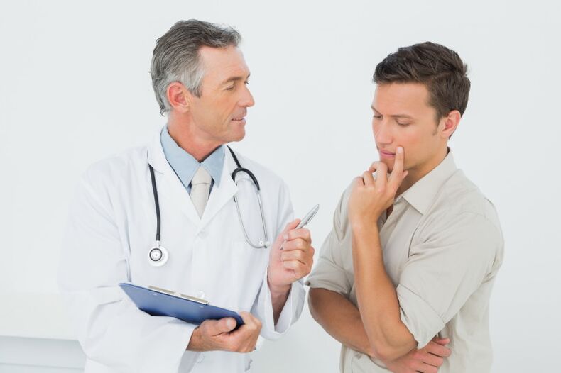 inireseta ng doktor ang paggamot para sa prostatitis