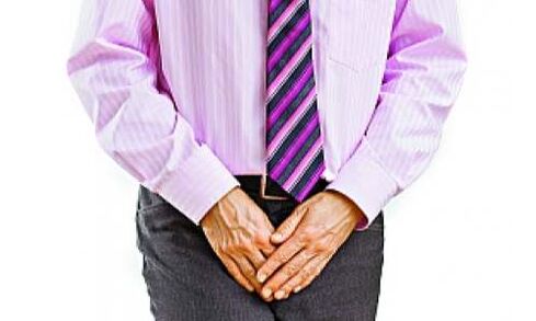 Ang prostatitis ay sinamahan ng sakit sa lugar ng singit
